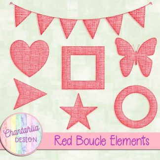 Free red boucle elements