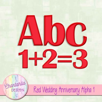 Free red wedding anniversary alpha