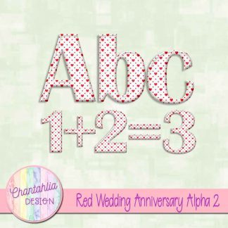 Free red wedding anniversary alpha