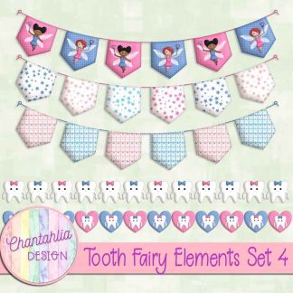 Free design elements in a Tooth Fairy theme