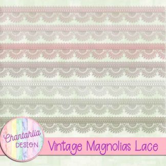 Free lace in a Vintage Magnolias theme