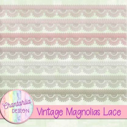 Free lace in a Vintage Magnolias theme
