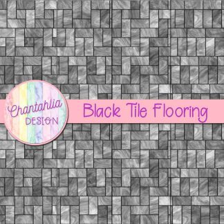 Free black tile flooring digital papers