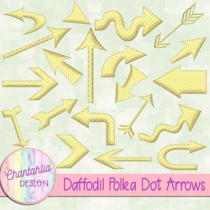 Free daffodil polka dot arrows