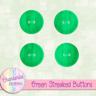 Free green streaked buttons