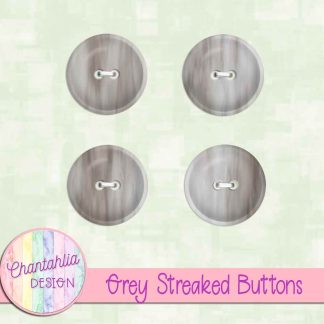 Free grey streaked buttons