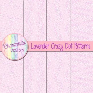 Free lavender crazy dots patterns digital papers