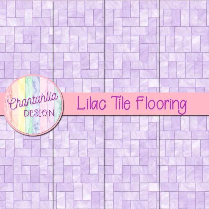 Free lilac tile flooring digital papers