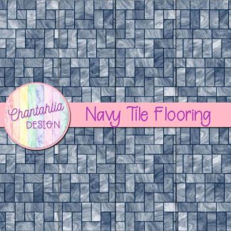 Free navy tile flooring digital papers