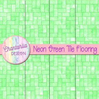 Free neon green tile flooring digital papers