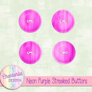 Free neon purple streaked buttons