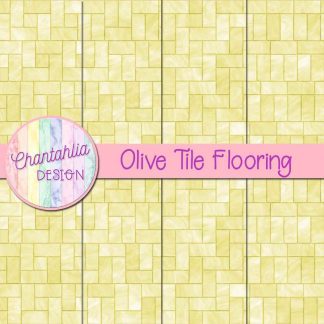 Free olive tile flooring digital papers