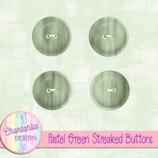 Free pastel green streaked buttons