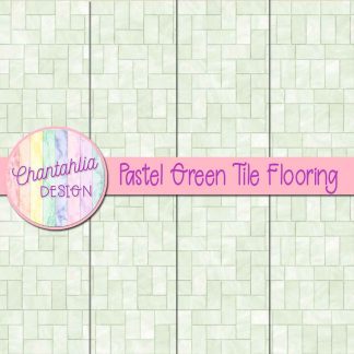 Free pastel green tile flooring digital papers