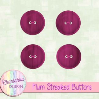 Free plum streaked buttons