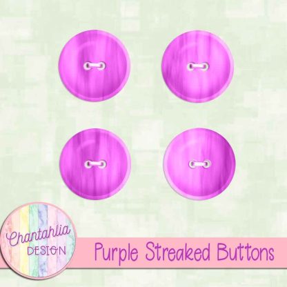 Free purple streaked buttons