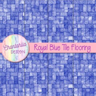 Free royal blue tile flooring digital papers