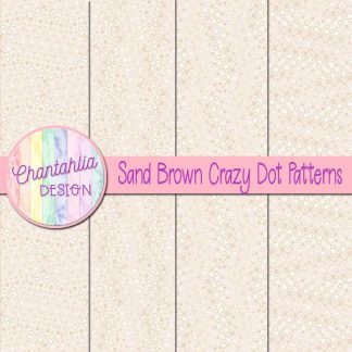 Free sand brown crazy dots patterns digital papers