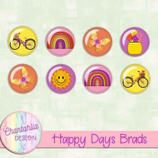 Free brads in a Happy Days theme