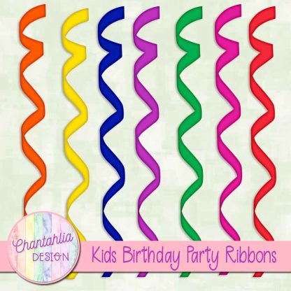 Kids Birthday Party Ribbon