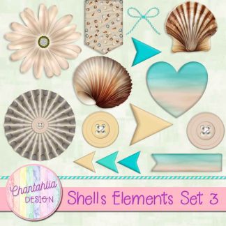 Free design elements in a Shells theme