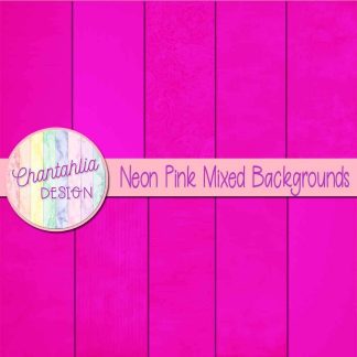 Free neon pink mixed backgrounds digital papers