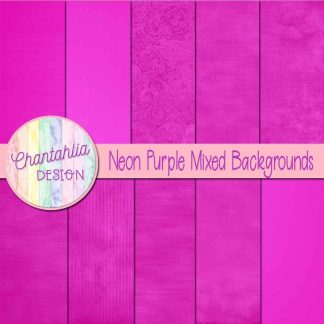 Free neon purple mixed backgrounds digital papers