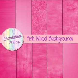 Free pink mixed backgrounds digital papers