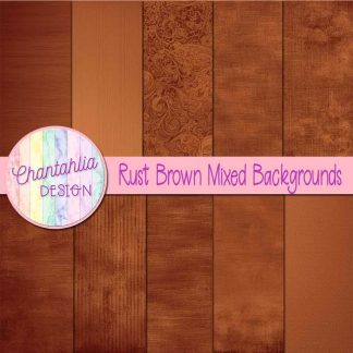 Free rust brown mixed backgrounds digital papers