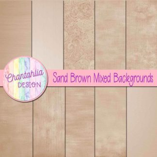 Free sand brown mixed backgrounds digital papers