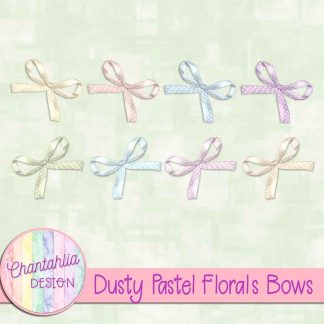 Free bows in a Dusty Pastel Florals theme