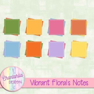 Free notes in a Vibrant Florals theme