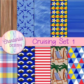 Free digital papers in a Cruising theme