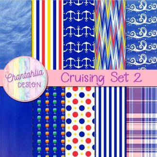 Free digital papers in a Cruising theme