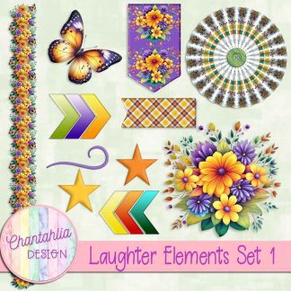 Free elements in a Laughter theme