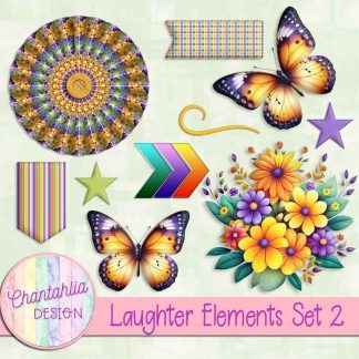 Free elements in a Laughter theme