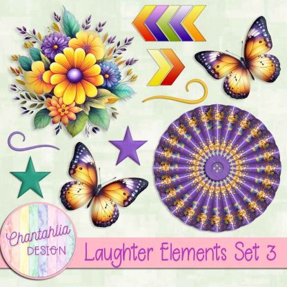 Free elements in a Laughter theme