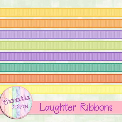 Free ribbons in a Laughter theme