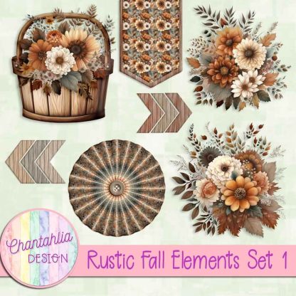 Free design elements in a Rustic Fall theme