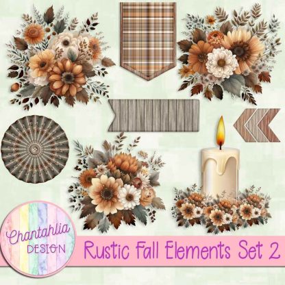 Free design elements in a Rustic Fall theme