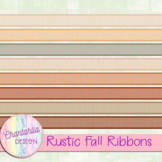 Free ribbons in a Rustic Fall theme