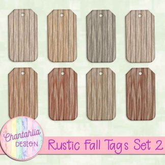 Free tags in a Rustic Fall theme