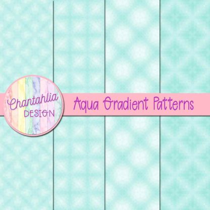 Free aqua gradient patterns digital papers