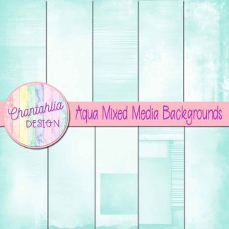 Free aqua mixed media backgrounds