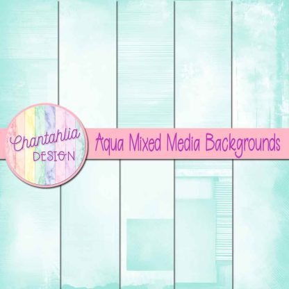 Free aqua mixed media backgrounds