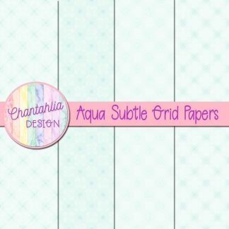 Free aqua subtle grid digital papers