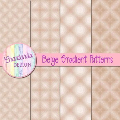 Free beige gradient patterns digital papers