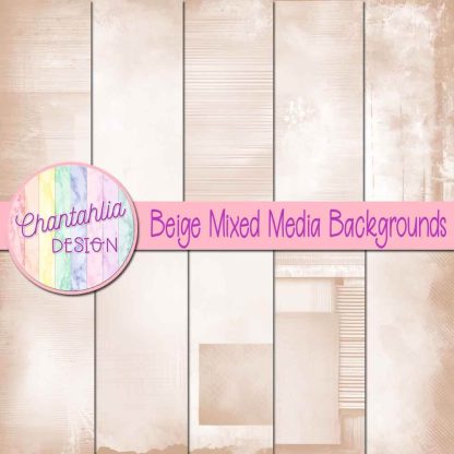 Free beige mixed media backgrounds