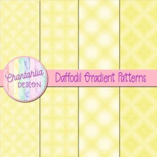 Free daffodil gradient patterns digital papers