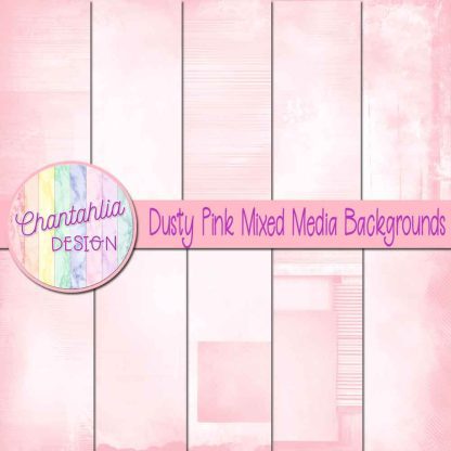 Free dusty pink mixed media backgrounds